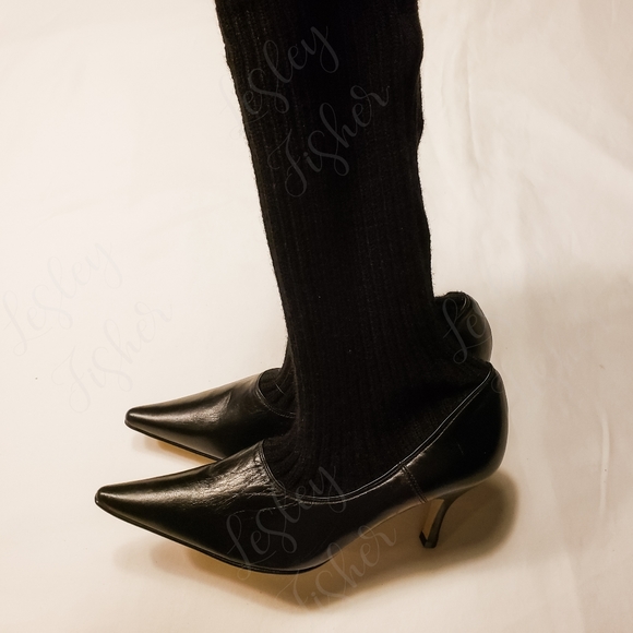 Emily in Paris Inspo: Jeffrey Campbell Heeled Sock Boots - Picture 3 of 7